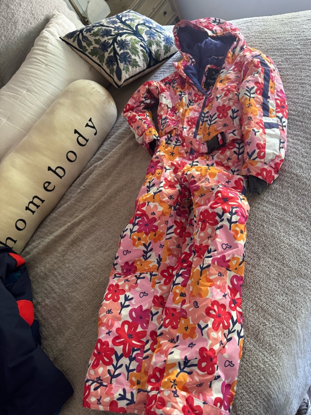 Arctix Kids Floral Snowsuit Jacket & Pants - Pink, Red, Yellow, Navy